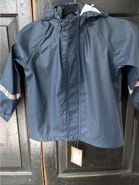 Reima Lampi Kids Raincoat - Navy Blue